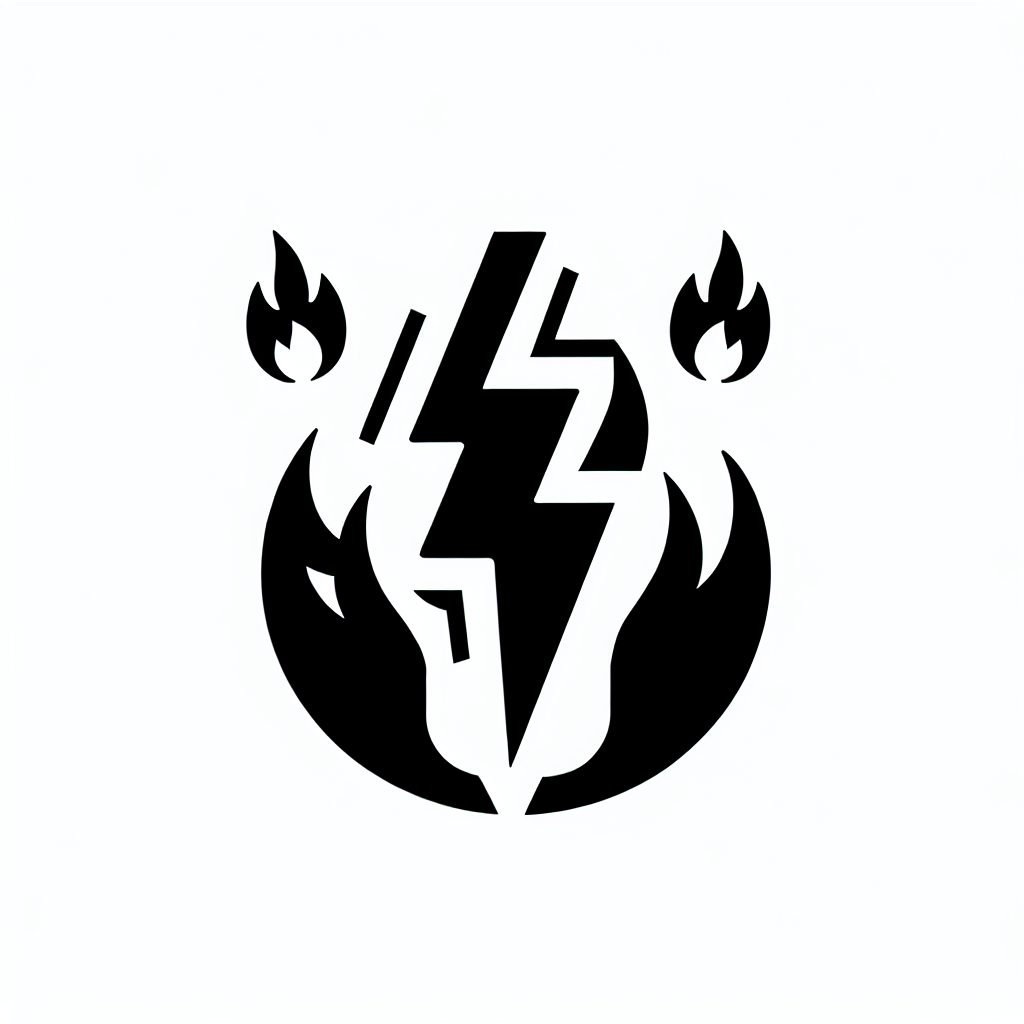 electrical fires - icon electrical fires - icon