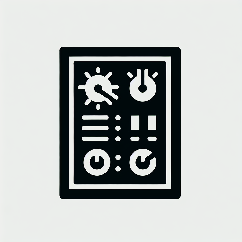 electrical panel - icon electrical panel - icon