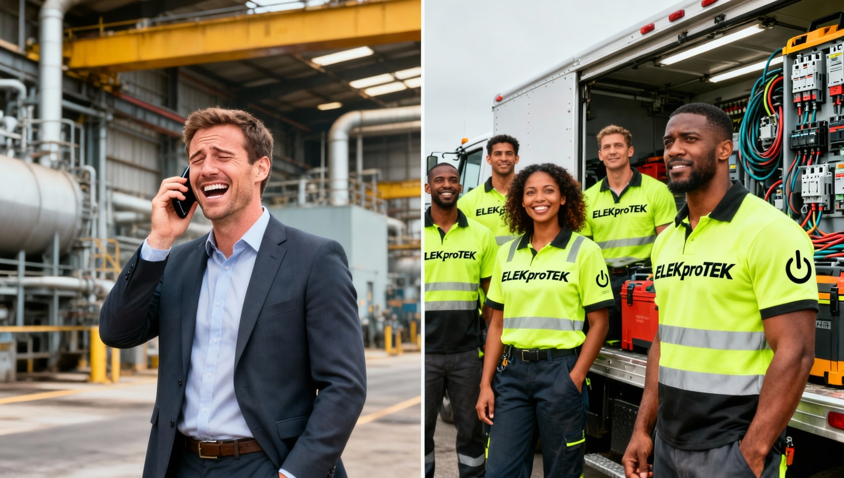 Call Industrial Electricians Charleston SC - ELEKproTEK 24 7 Service