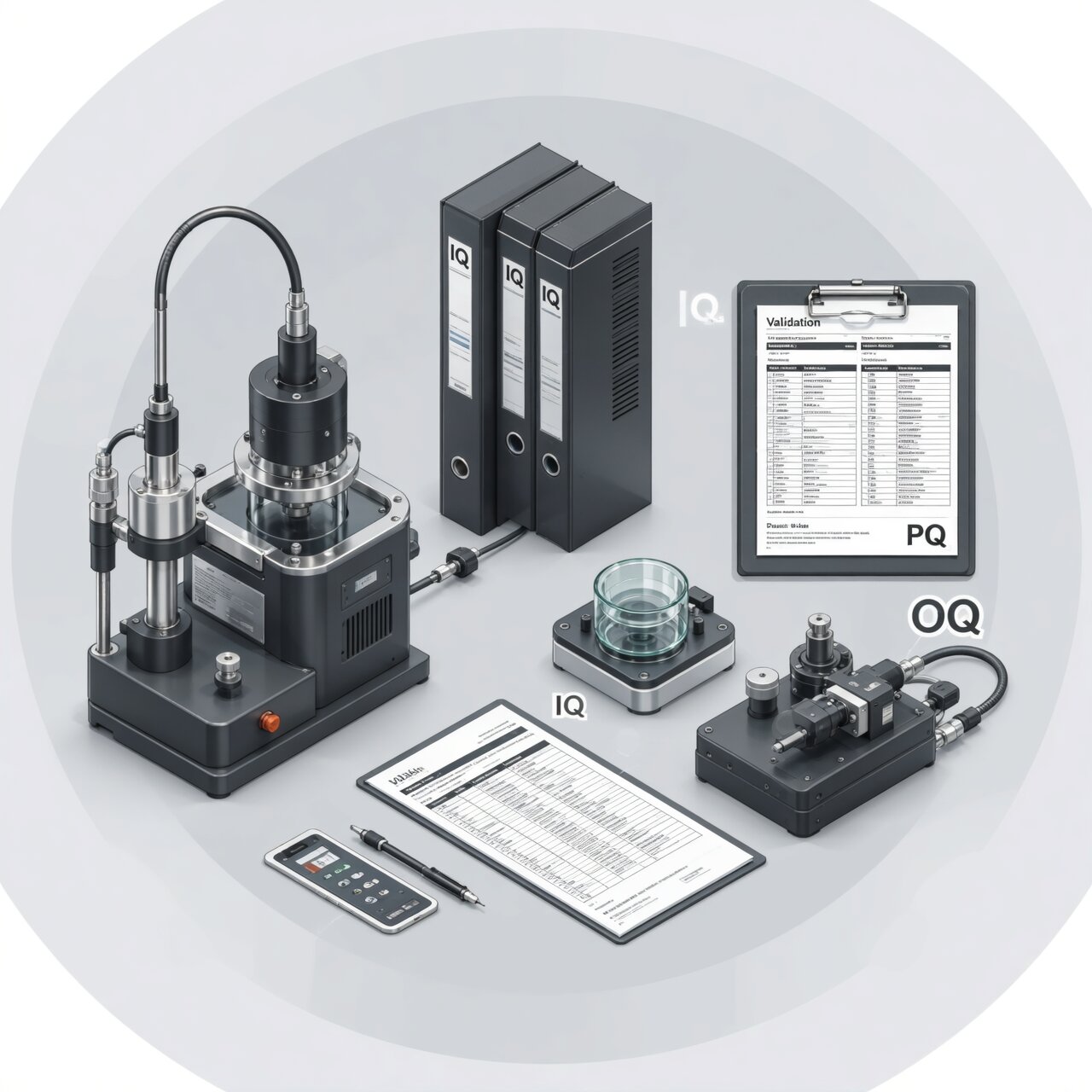 Control system validation with IQ OQ PQ protocols documented test procedures and FDA-compliant validation for pharmaceutical