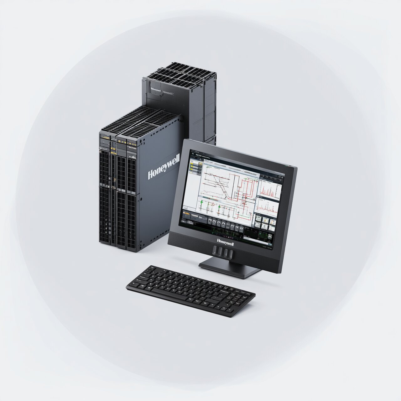 Honeywell DCS programming with Experion distributed control system engineering workstation and process graphics for enterprise control