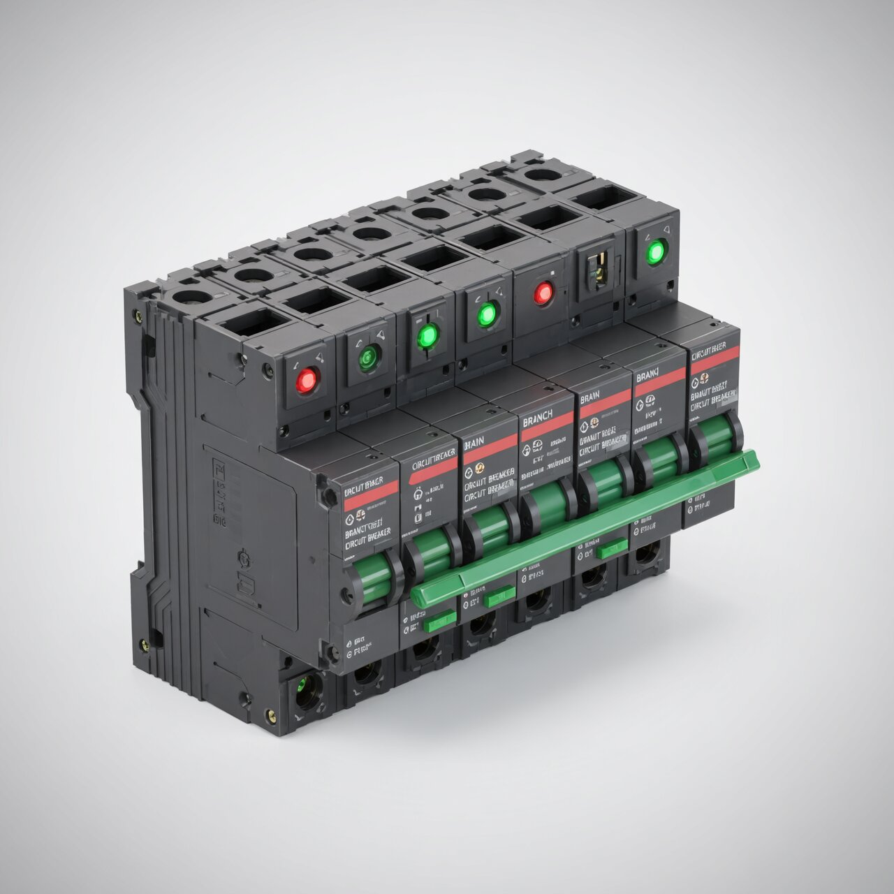 Industrial electrician services with circuit breaker panels electrical distribution and properly labeled components