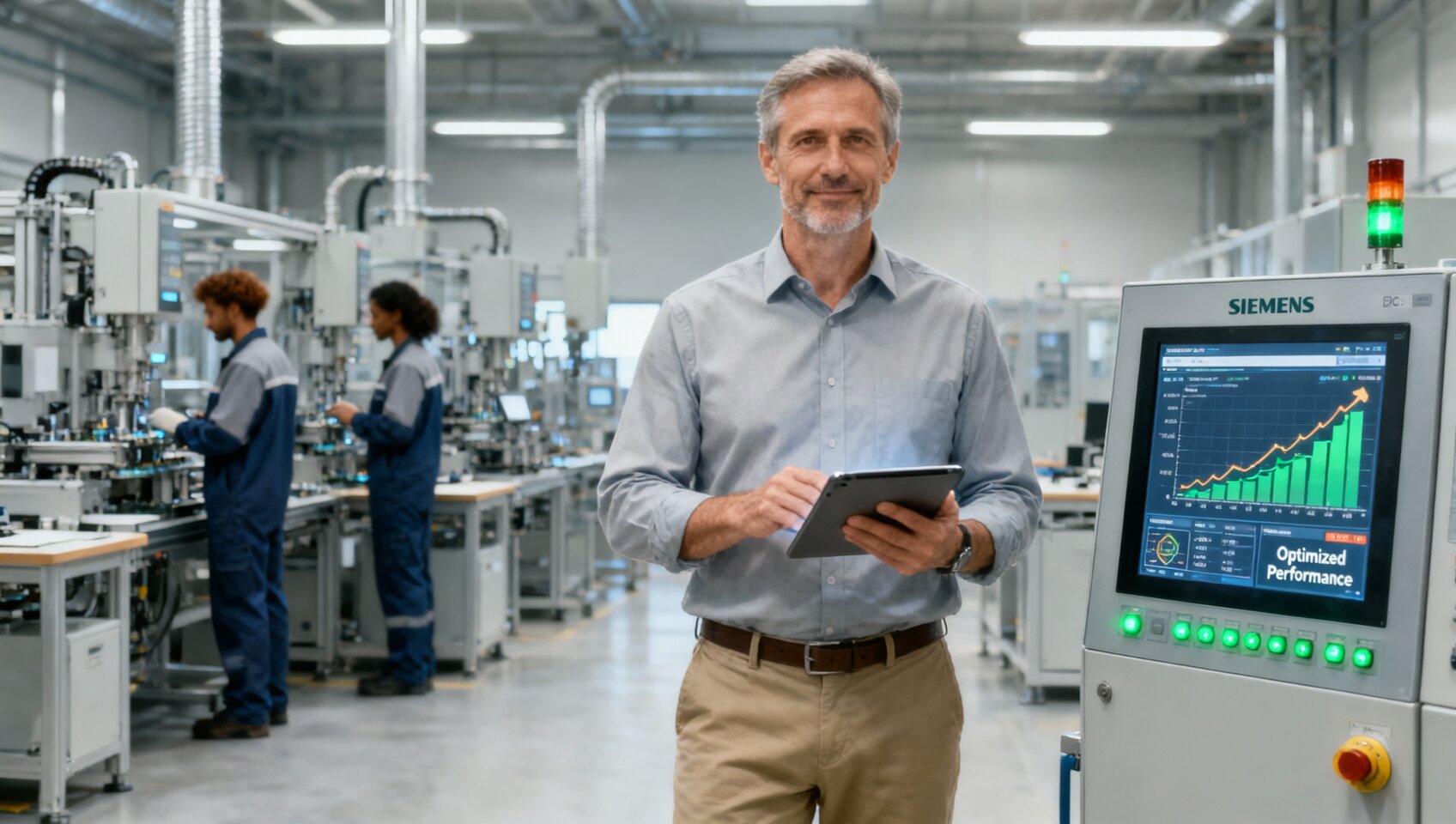 SCADA monitoring system and control automation showing optimized industrial operations with Allen-Bradley PLC programming