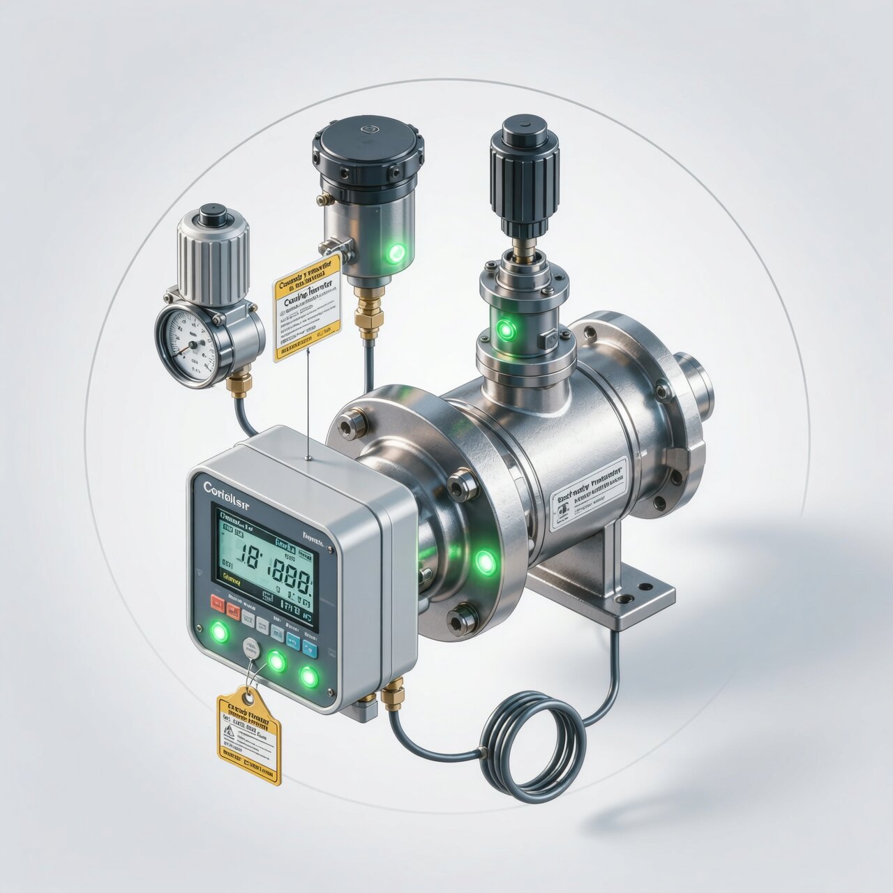 Custody transfer flow meter with flow computer proving system and temperature pressure compensation for accurate fiscal measurement